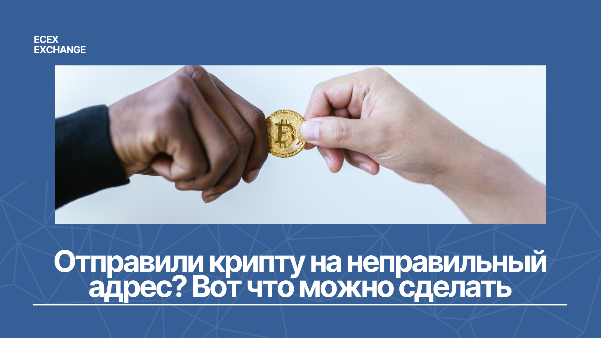 Отправили криптовалюту на неправильный адрес? Вот что можно сделать