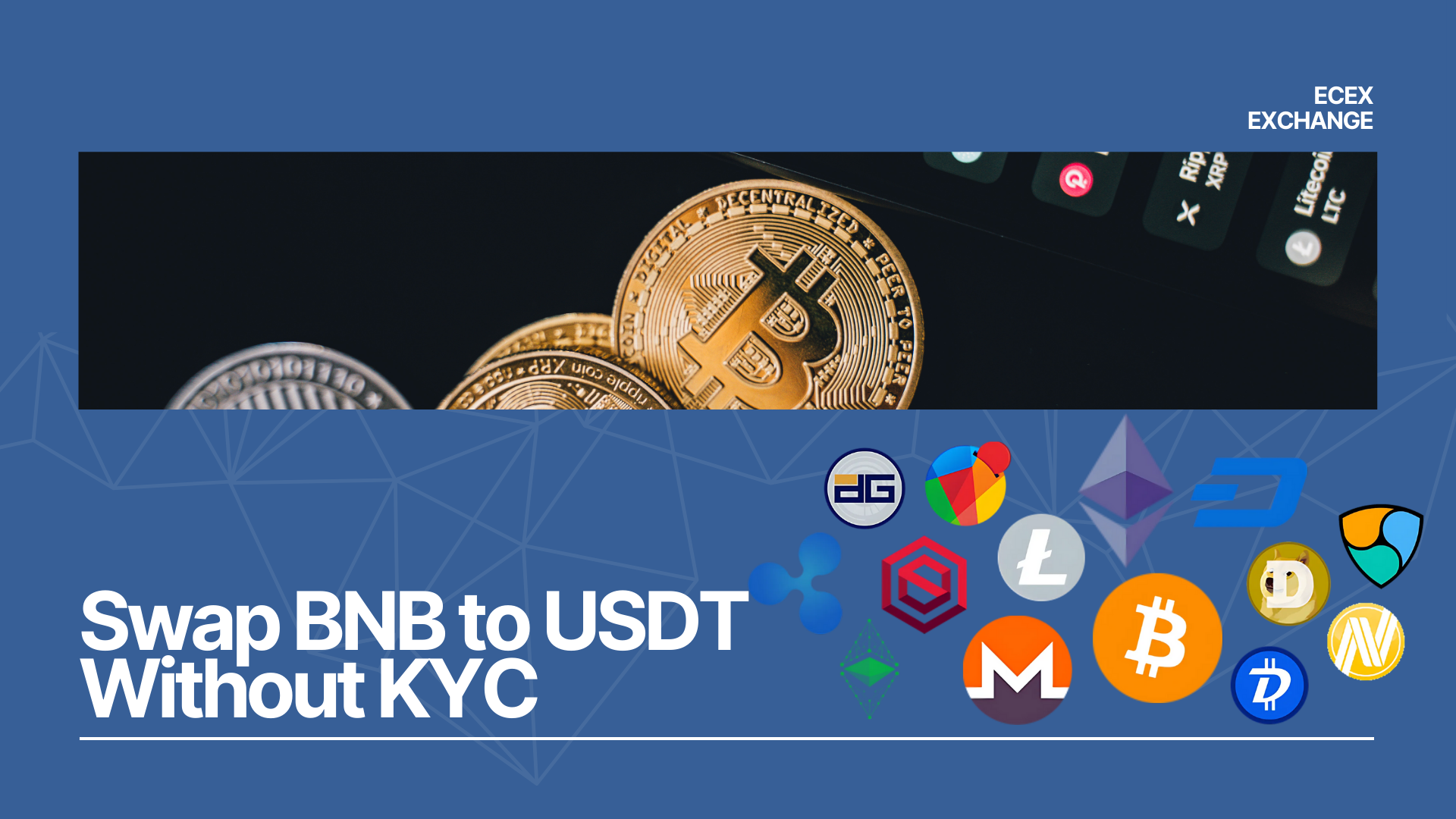Обменяйте BNB на USDT без KYC на Ecex
